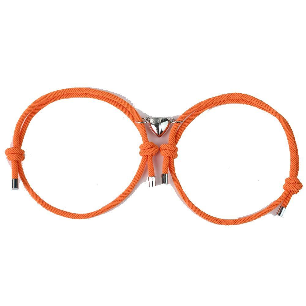 

Любовь Магнитный Браслет-Сердце Ручной Работы Браслет Удачи Уникальный Парный Браслет Дружба