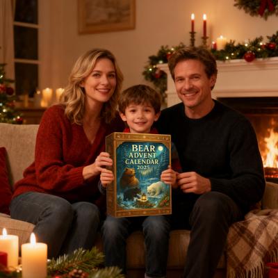 Beren Adventskalender 2025 24 Acryl Beren Ornamenten Set 24 Dagen Aftellen tot Kerstmis Hangdecoratie Verzamelbaar Vakantiecadeau voor Kinderen Volwassenen