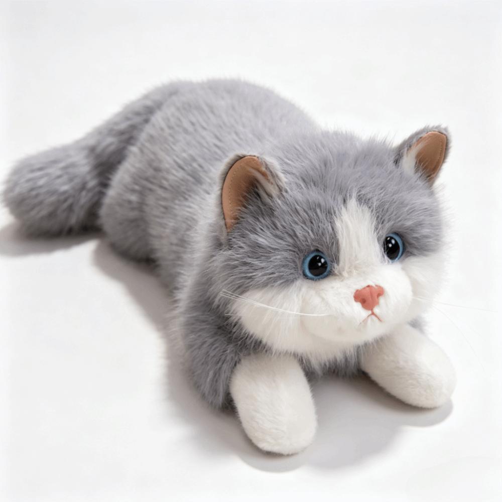 Soft Stuffed Cat Doll Ragdoll Cat Plush Cat Doll Interactive Toys Simulation Cat Plush Toys Girls