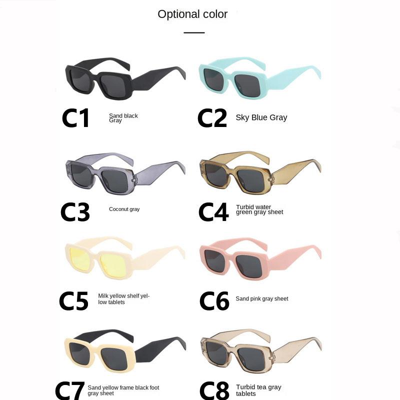 2PACK Fashion Vintage Sunglasses Women Luxury Brand Designer Candy Color Square Travel Outdoor Fishing Sun Glasses Casual