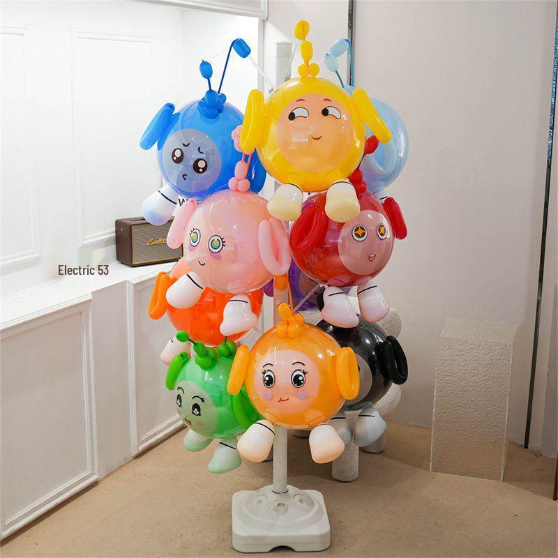 Cartoon Egg Waffle Lanterns: Luminous Bobo Balloons for Night Markets & Parties