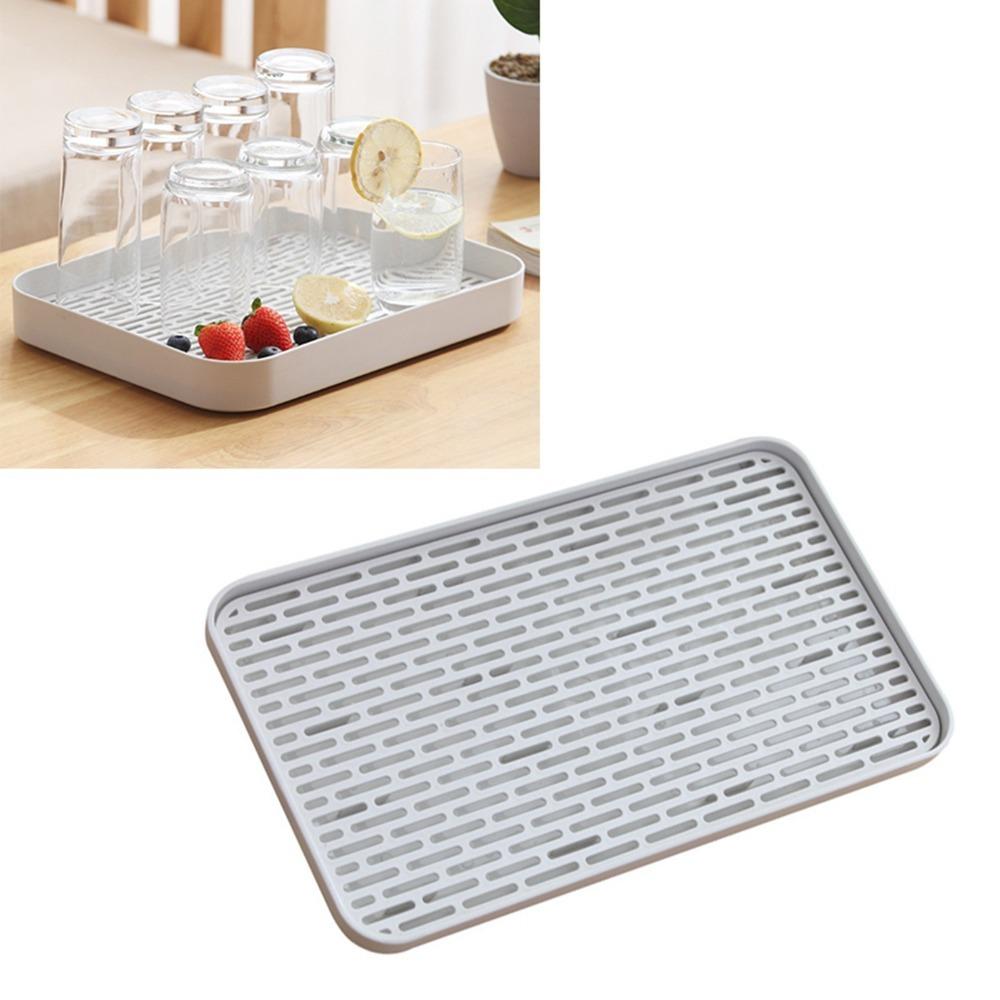 Water Storage Drainage Tea Tray Non Slip Tea Serving Tray Rectangular Tea Tray  For Coffee Table