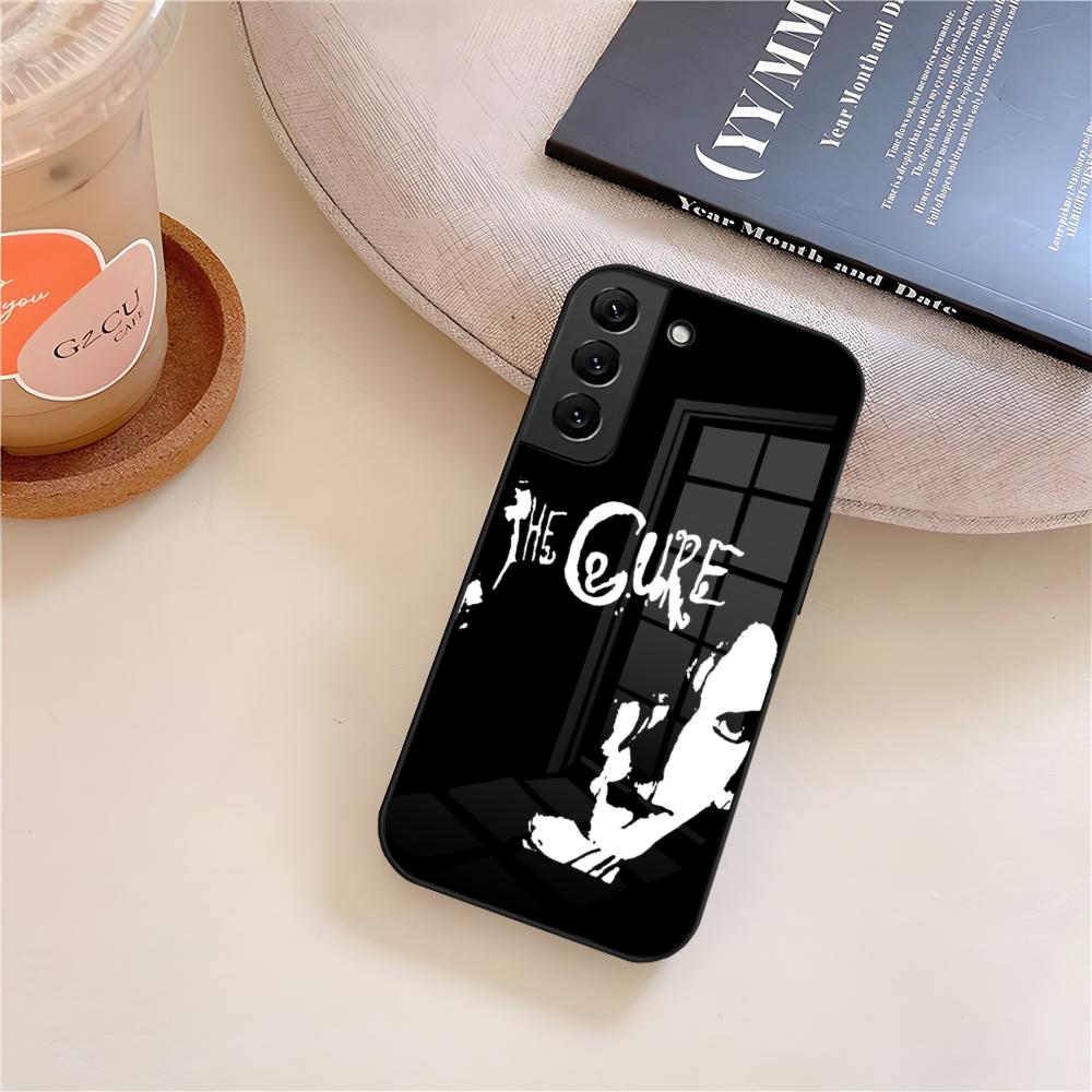 The Cure Robert Smith Phone Case Glass For Samsung Galaxy S25 S23 S24 S21 S22 S20 Ultra Fe Plus A15 A14 Cover