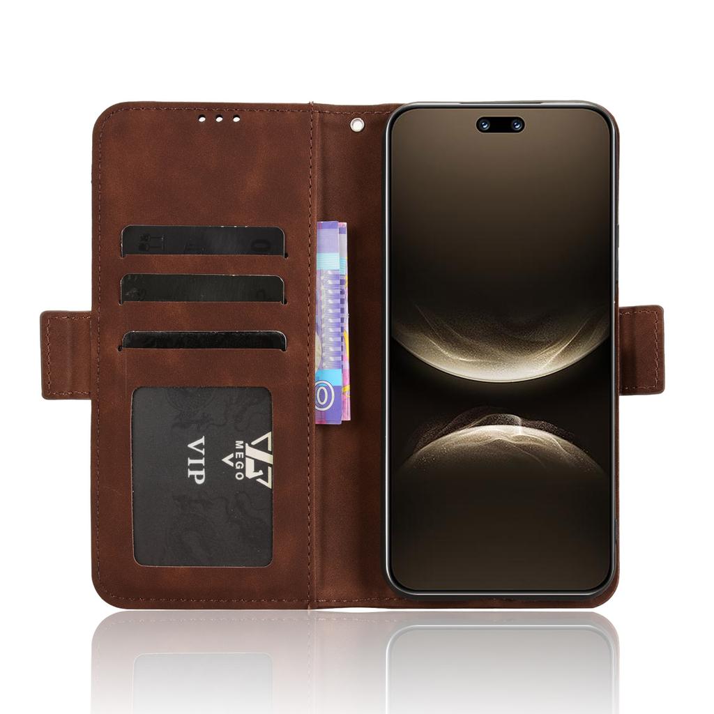 For Huawei nova 14 5G Leather Case Phone Wallet Cover with Multiple Card Slots