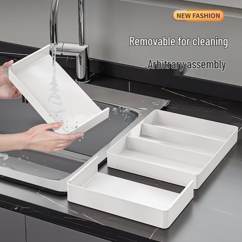 Zhishi Universal Extendable Drawer Organizer Tray