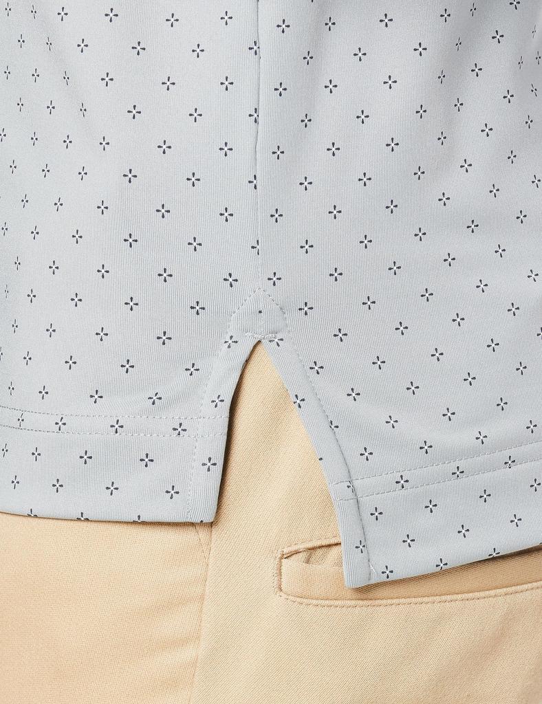 FootJoy Modern Classic Flower Icon Thermal Long Sleeve Mock Neck Golf Shirt, Men's Gray, Size M (FJ-F23-S11)