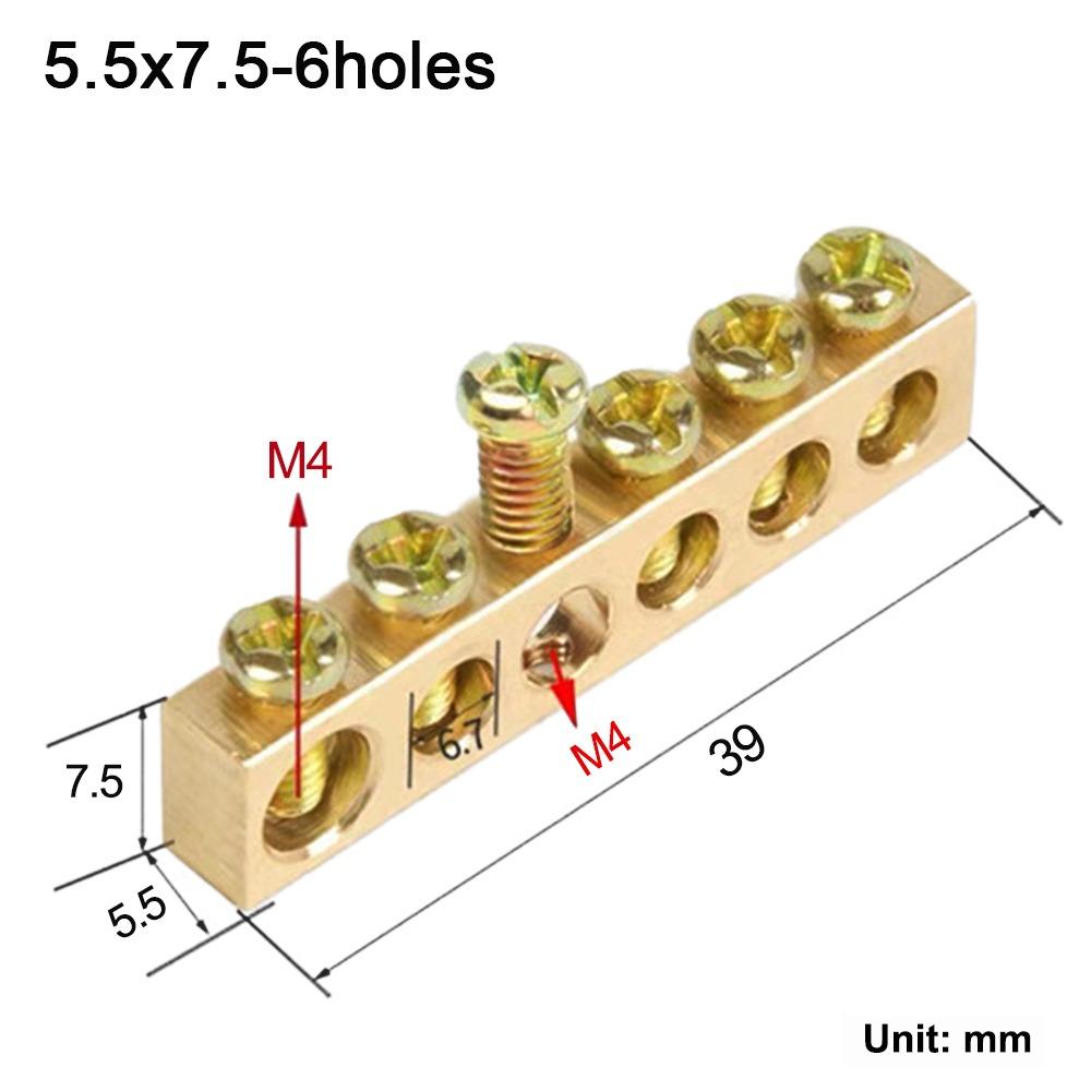 Multi-specification Wire Connector With Hole Screw Terminal Block  Electrical