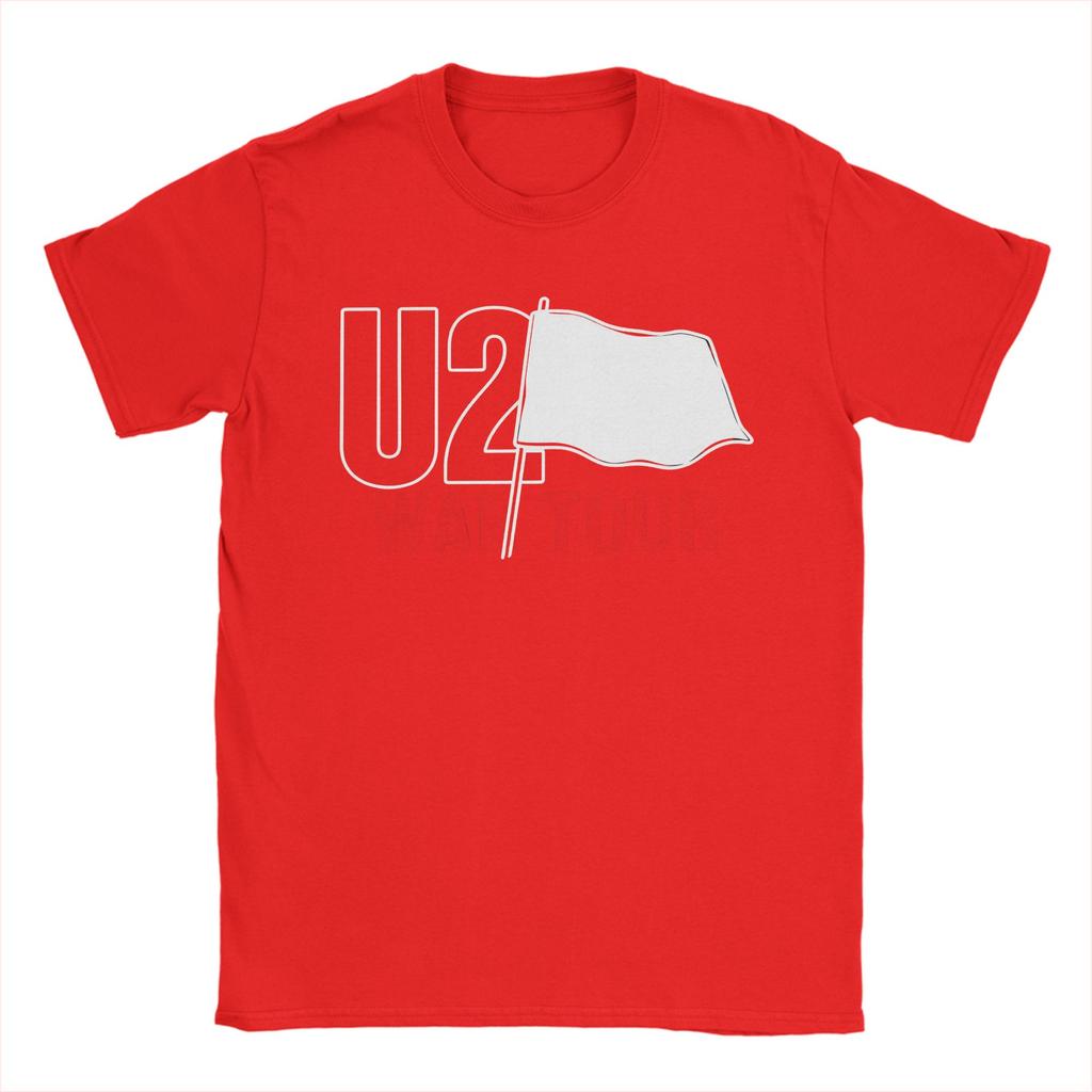 Novelty U2 Rock Band TShirt for Men O Neck Pure Cotton T Shirts  Short Sleeve Tees Summer Tops
