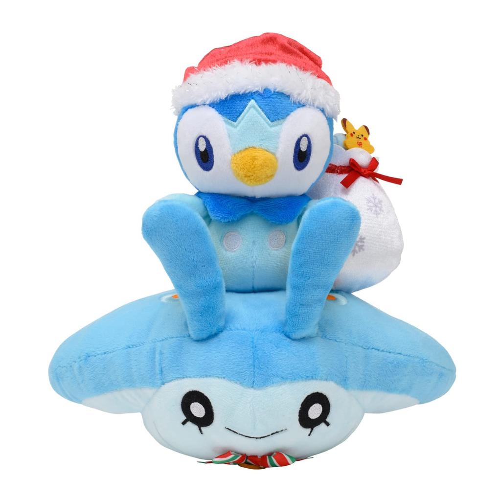 Center Original Plush Toy Piplup Talonflame Christmas in the Sea 22 x x 16 cm x W x Pokémon & Pokémon 22.5 (H D)