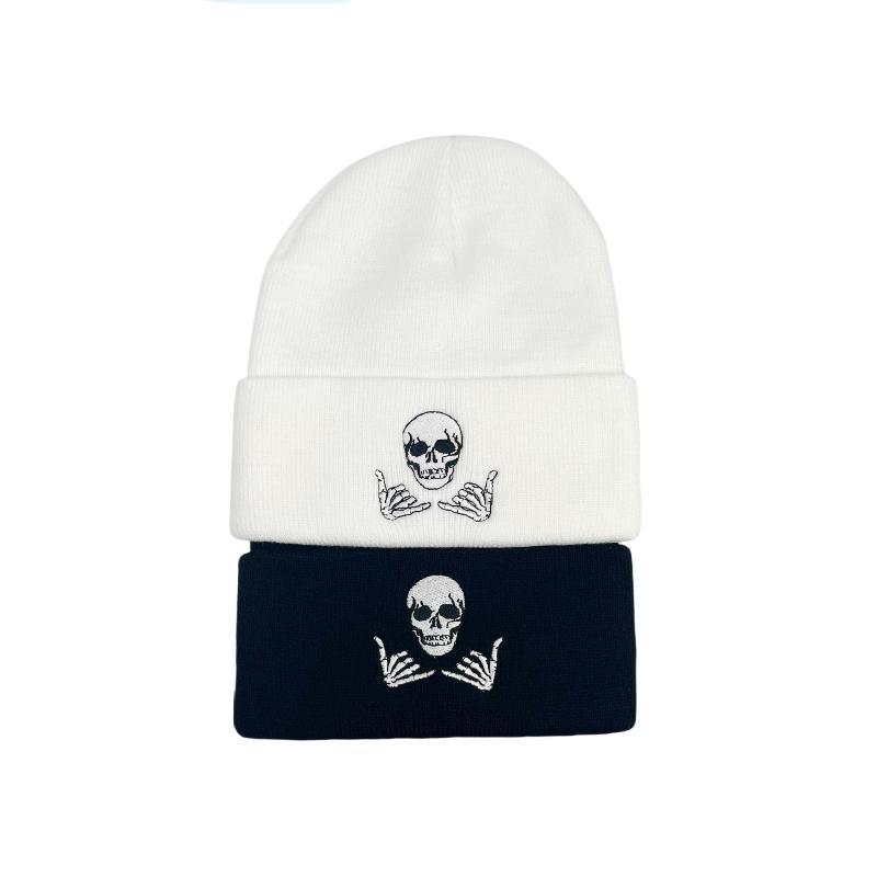 Wintermützen Mütze Herren Damen Gemütliche Winter Strickmütze Beanie Bestickte Warme Mützen Dicke Dehnbare Mütze Unisex Sportmützen Mütze
