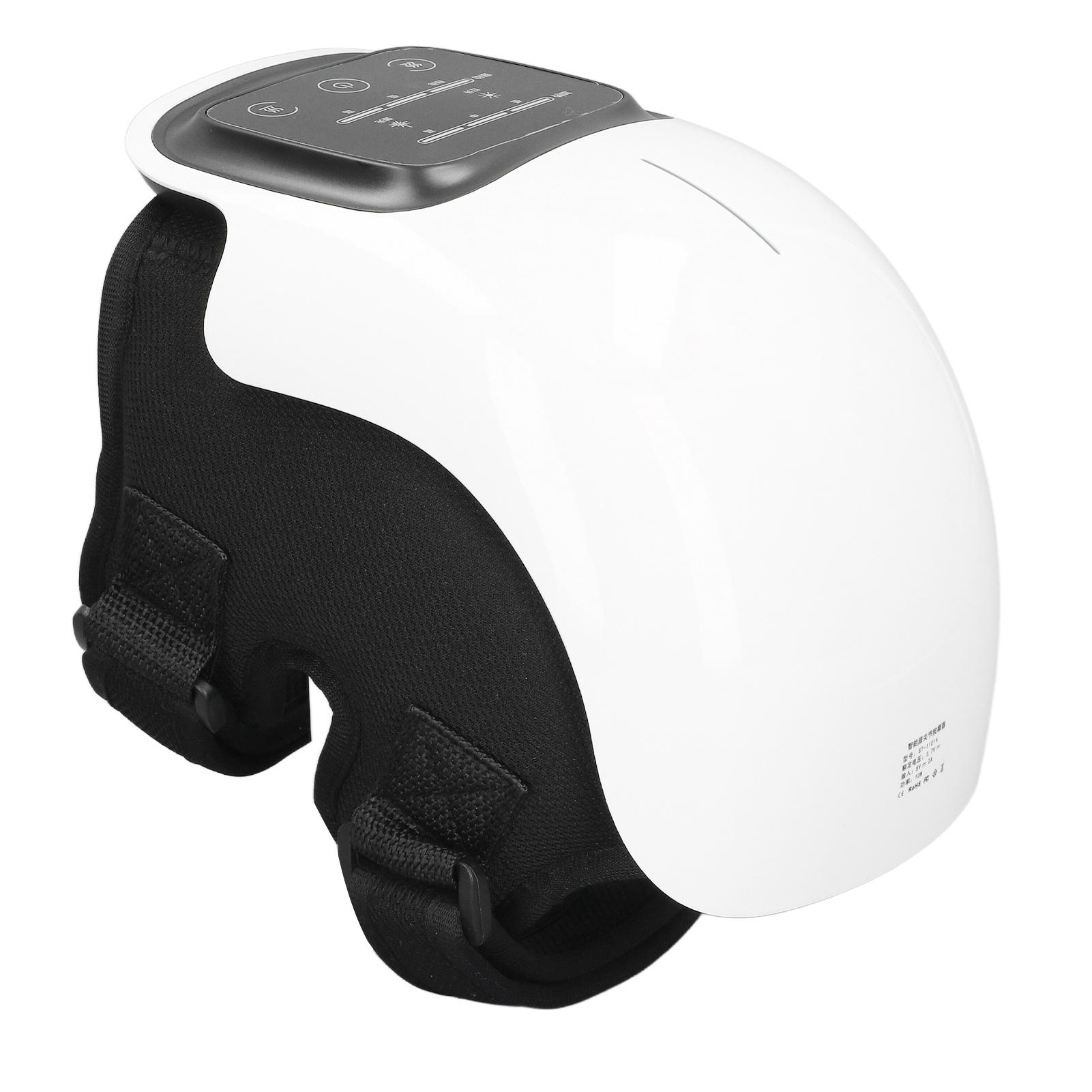 

Электрический массажер для колена, компресс, снижение усталости, вибрация, устройство для массажа колена, перезаряжаемый через USB, белый цвет белый