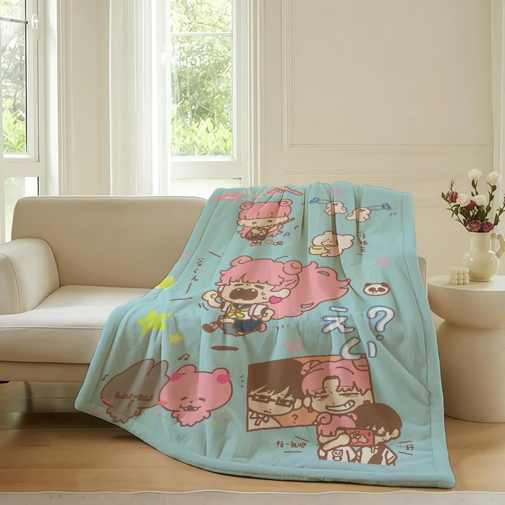 

New Y-You and I Are Polar-Opposites Cute Blanket Warm Soft Suitable For Bedroom Sofa Bed Living Room Office Travel Camping Gifts 75cmx90cm