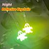 Halloween Ghost Reflective Pendant Keychain & Backpack Charm