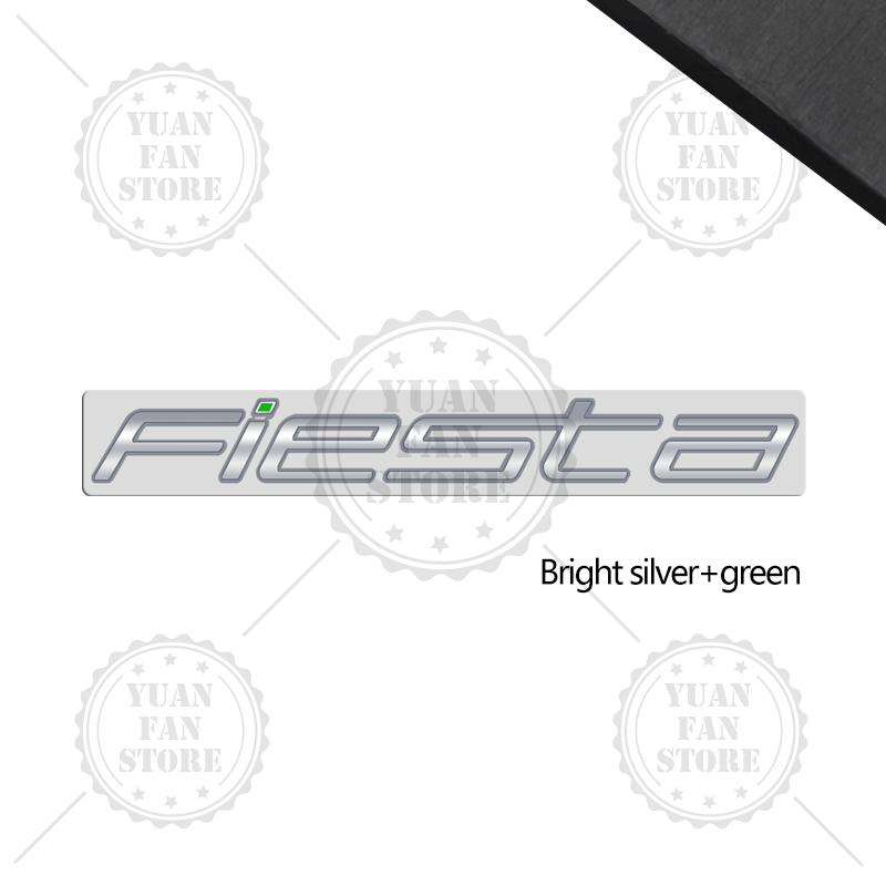 1 STUKS Metalen Letter Voor Ford Fiesta ST Line Nieuwe Oude Stijlen 3D Embleem Auto Achterklep Decals Badge Auto Accessoires Styling