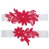 Breathable Comfortable Lace Bridal Garter Set For Day Wear In Weddings Celebrations