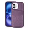 Multifunctional Vertical Flip Card Wallet Holder Vegan Leather Back Phone Case