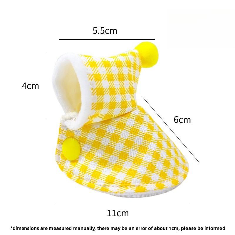 Bird Cloak Warm Cover Keep Warm for Winter Go Out Costume Bird Warm Clothing Parrot Cloak Thickened Colorful Bird Winter Clothes