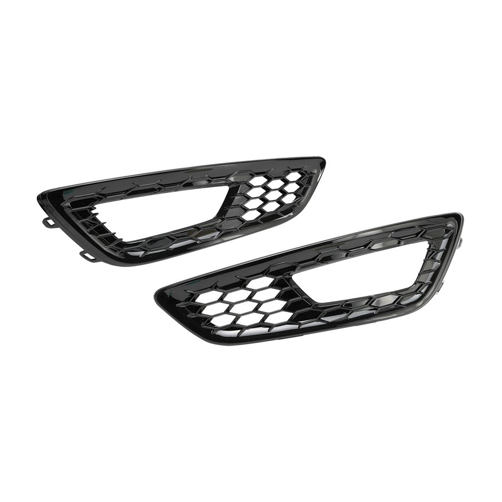 2PCS Front Bumper Fog Light Lamp Cover Bezel Grille Fit Ford Focus 2015-2018