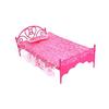 Dollhouse Display Model Mini Delicate Plastic Exquisite Furniture Model Single Bed for Kids