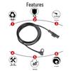 Compatible with Duke KTM 200, 250, 390, RC390 ABS Wheel Speed Sensor Line.