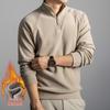Men's Winter Double-Sided Fleece Half-Zip Long-Sleeve T-Shirt (2025 Collection)