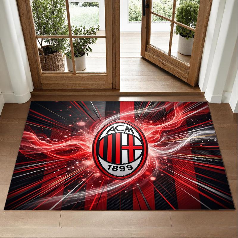 AC Milan Design Crystal Velvet Rug Soft Decorative Mat for Bedroom Entrance
