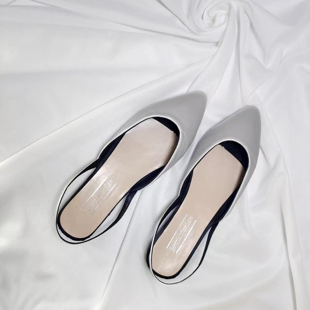 Fashion Women's Spring and Summer Solid Color Closed Toe Shallow Shoes Vintage All Match Casual Shoes Vacation Clothing