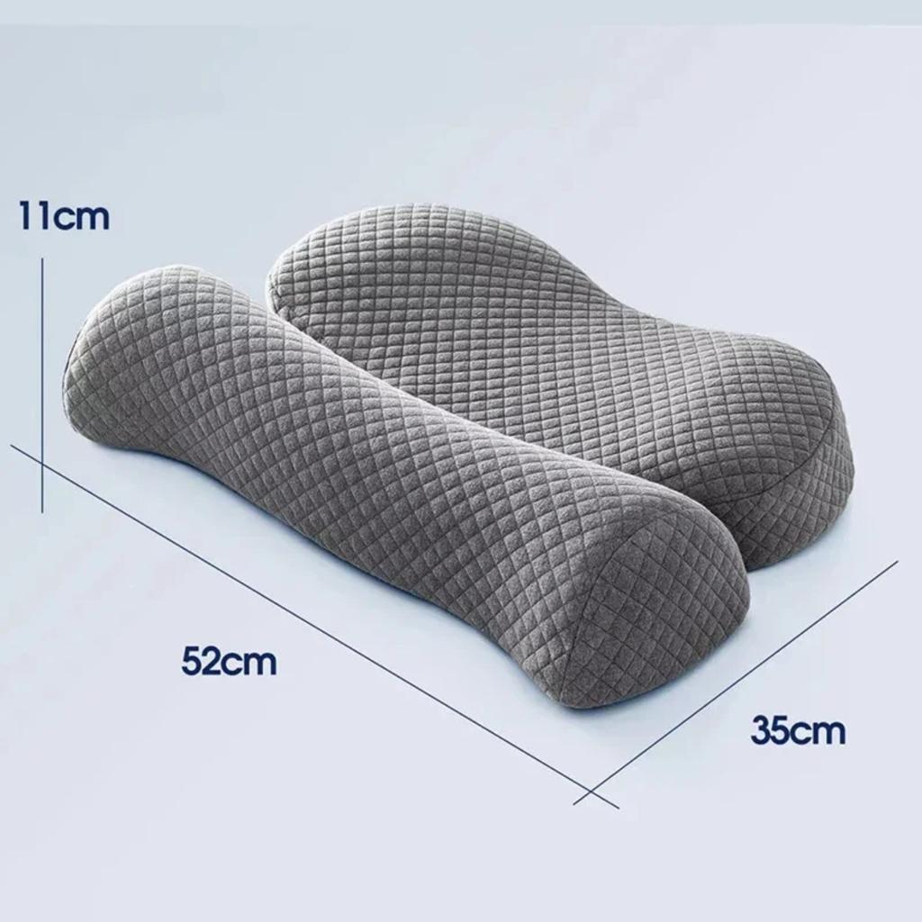New Upgrade Your Comfort with Luxuriously Soft Orthopedic Memory Foam Cervical Cushion - Ergonomically Designed for Superior Sup