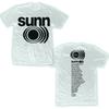 Sunn O))) Band 2 Seiten weißes kurzärmeliges T-Shirt Alle Größen