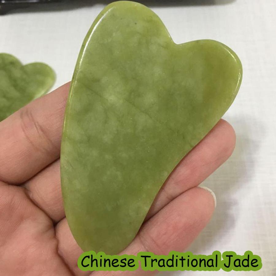 1/2/5/10 Pcs Gua Sha Plate Facial  Health Care Jade Board Scraper Chinese Traditional Jade Scraping Tool Meridian Scrapping