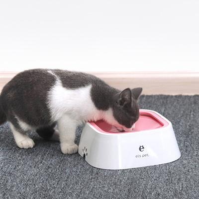 Dog Drinking Water Bowl Floating Splash-Proof Cat Bowl Without Spill Drinking Water Dispenser Plastic Anti-Over Dog Bowl
