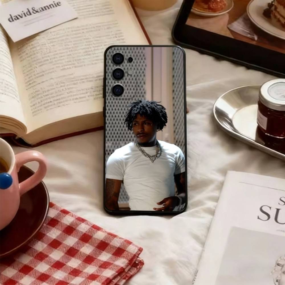YoungBoy Phone Case For Samsung S25,S24,S21,S22,S23,S30,Ultra,S20,Plus,Fe,Lite,Note,10,Black Cover