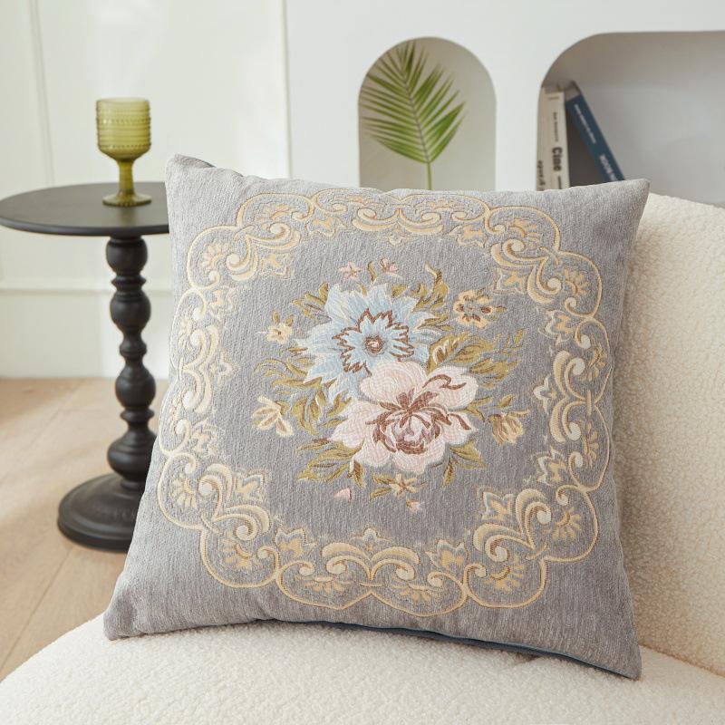 Large Flower Pillow with Core Car Gift Pillow Lumbar Cushion