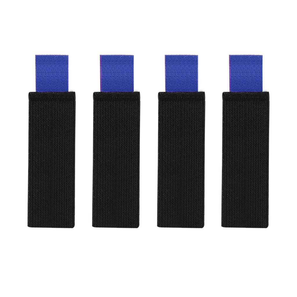4Pcs Fishing Rod Holder Fastener Tackle Tool Fishing Spool Belt Fishing Reel Elastic Spinning Wheel Protection Belt Band
