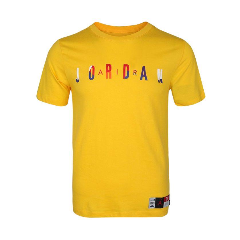 

Jordan Футболка мужская с коротким рукавом, дышащая, удобная, с круглым вырезом, AT8943-741 XL