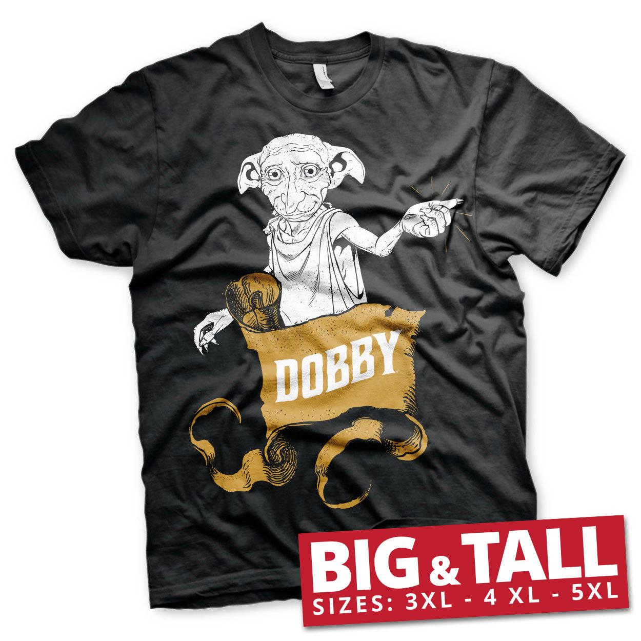 Officially Licensed Harry Potter Dobby BIG TALL 3XL 4XL 5XL Men s T-Shirt S