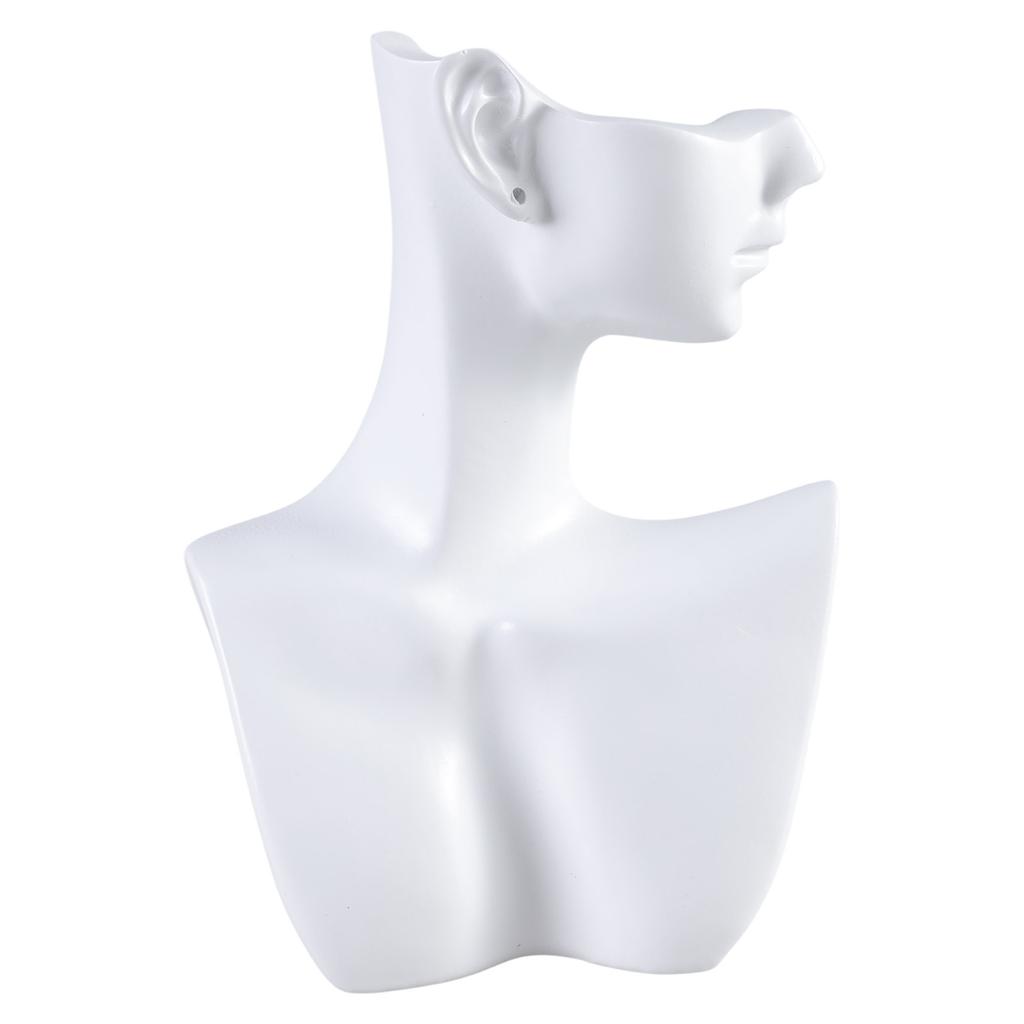 Stylish Jewelry Display Rack Mannequin Shaped Necklaces Organizer Practical Earring Holder for Jewelry Enthusiasts