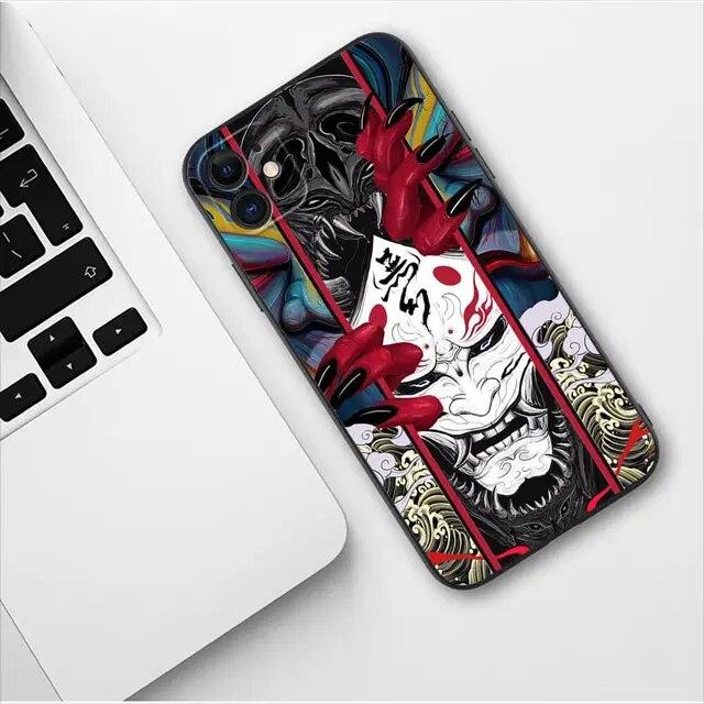 Animação moda macia adorável telefone para iphone 6s xs x plus xr 6 12 mini max 11 8 13 14 7 pro silicone macio tpu caso capa