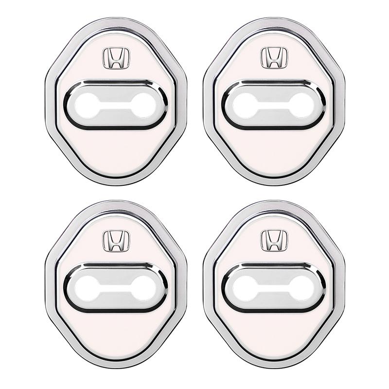 

4Pcs Car Door Lock Cover Protective Cover For Honda Civic Fit Jazz Accord Pilot CRV Odyssey Passport City Shuttle HRV Vezel Insi