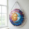 Acryl Sonnenfänger Puzzle Bunte Fensterdekoration mit Aufhängekette DIY Sonnenfänger Set für Erwachsene Haus Garten Dekoration