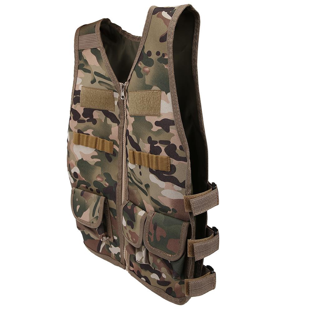 

Дитячий Камуфляжний Тренувальний Нейлоновий Жилет(CP Камуфляж M)