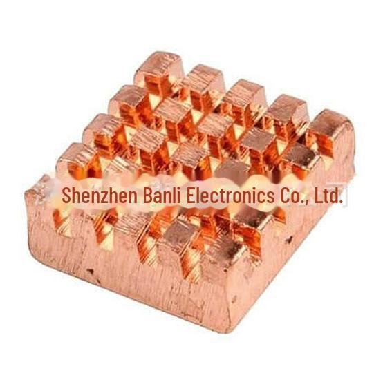 Blue Aluminum/Copper Heat Sink Set for Raspberry Pi 3B/4B