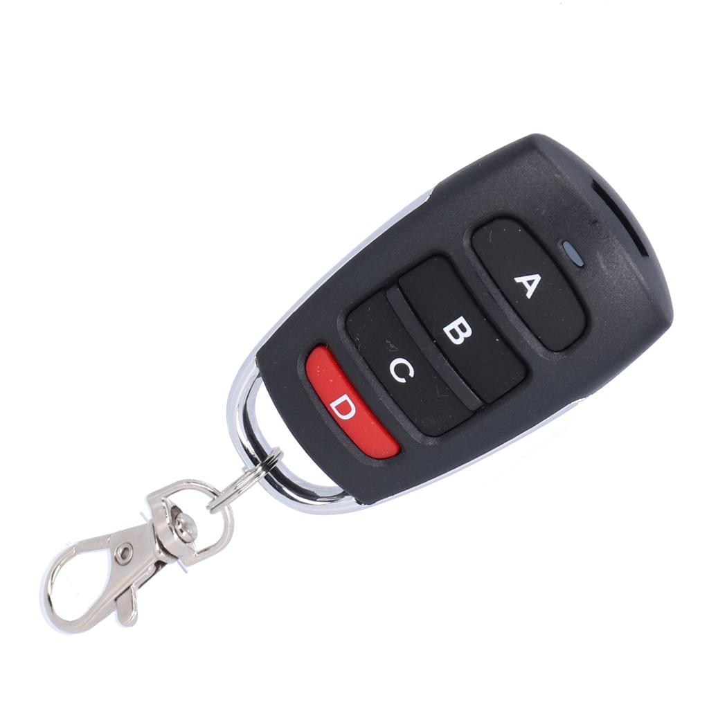 433mhz Garage Door Remote Control Key Replacement 4 Buttons Cloning Copy Cloner Universal