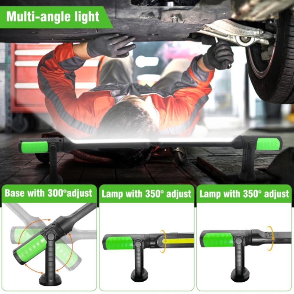 2400LM LED Mechanic LED Work Light Magnetic Base COB Charging Light  Multifunctional Work
