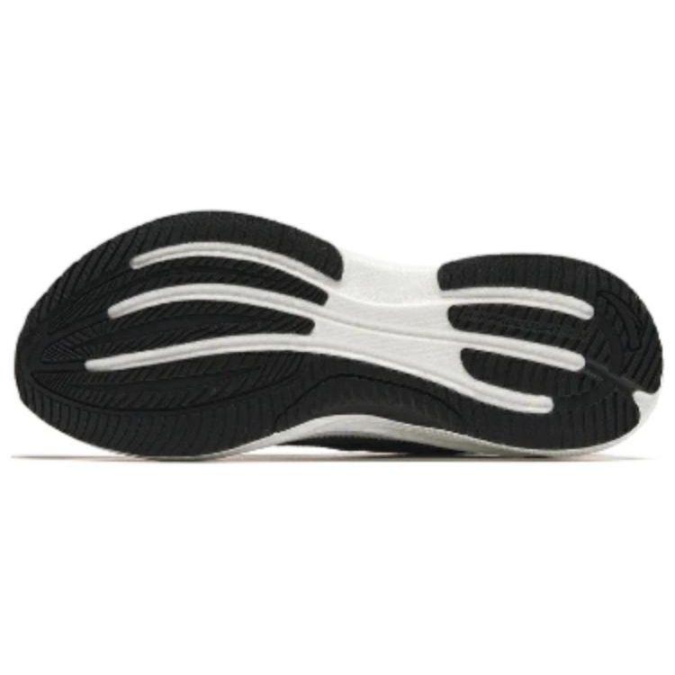 Anta Round Toe Lace-Up Low-Top Nitrogen Technology Running Shoes Men sneakers Black Gray 112415582-9