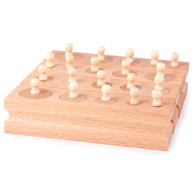 

4 шт./лот Монтессори развивающие игрушки для детей деревянные цилиндрические блоки набор материалов игрушки