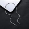 2Pcs Stainless Steel Cross Pendant Necklace For Men Titanium Steel Twisted Rope Box Chain Choker Women Punk Fashion Jewelry