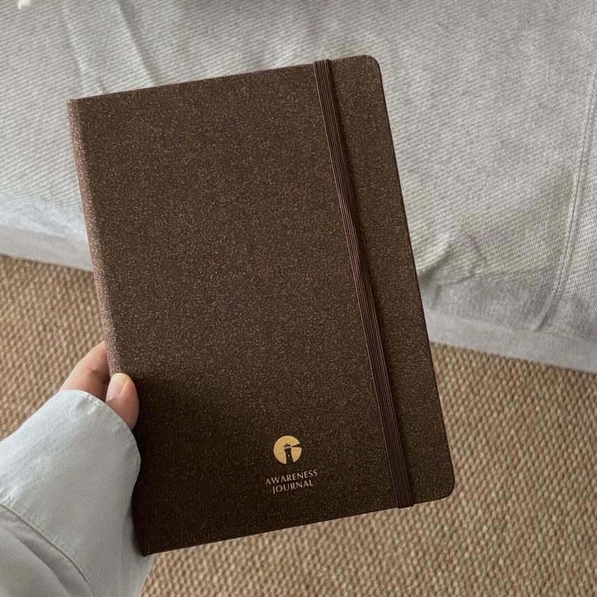 Emotion Awareness Gratitude Journal A5 Cork Cover Weekly Planner