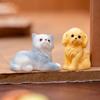 DIY Crafts Cartoon Puppy Statue Cute Mini Animals Figurine New Miniature Dog Figurines