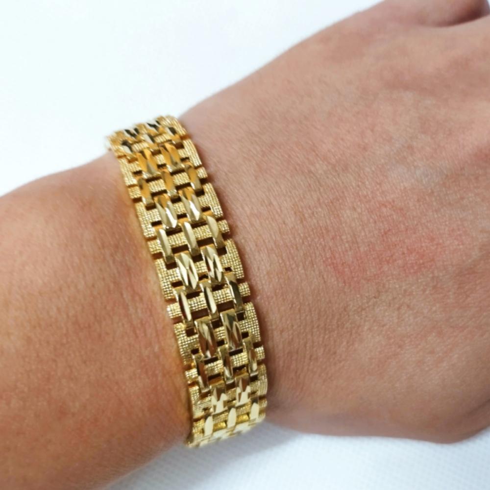 5/12MM New Trendy Thick Cuban Chain Men Bracelet Classic Silver Gold Plated Chunky Chain Bracelet For Men Women Jewelry Gift